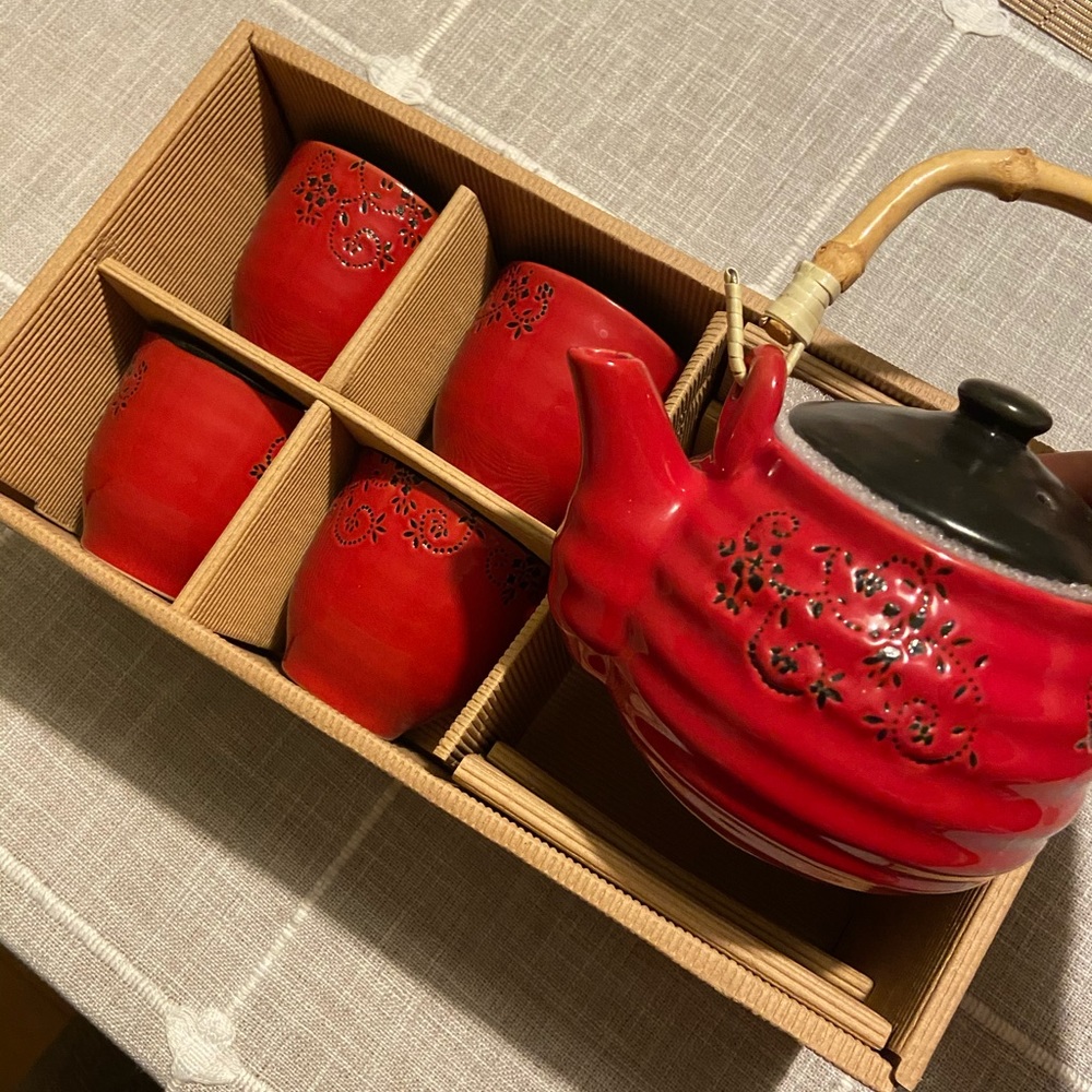 Japanese Inspired Mini Teapot & Teacup Set